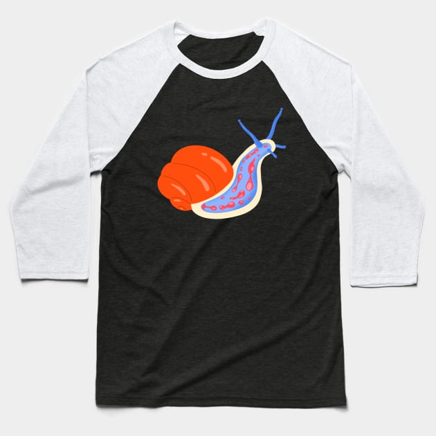 Lava Snail Baseball T-Shirt by Hoverboyy